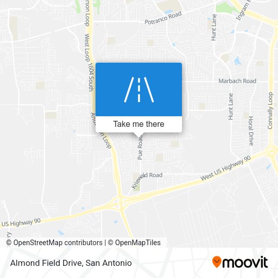 Almond Field Drive map