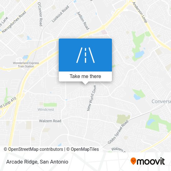 Mapa de Arcade Ridge