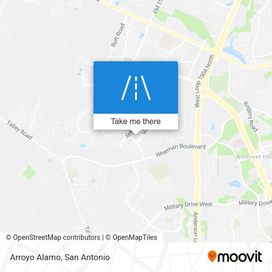 Arroyo Alamo map