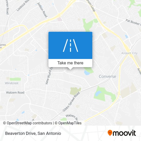 Beaverton Drive map