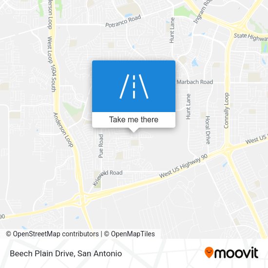Beech Plain Drive map