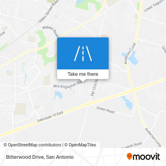 Mapa de Bitterwood Drive