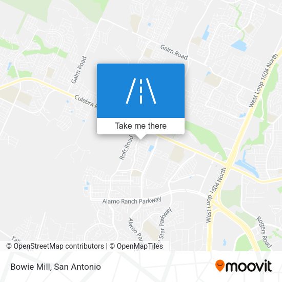 Mapa de Bowie Mill