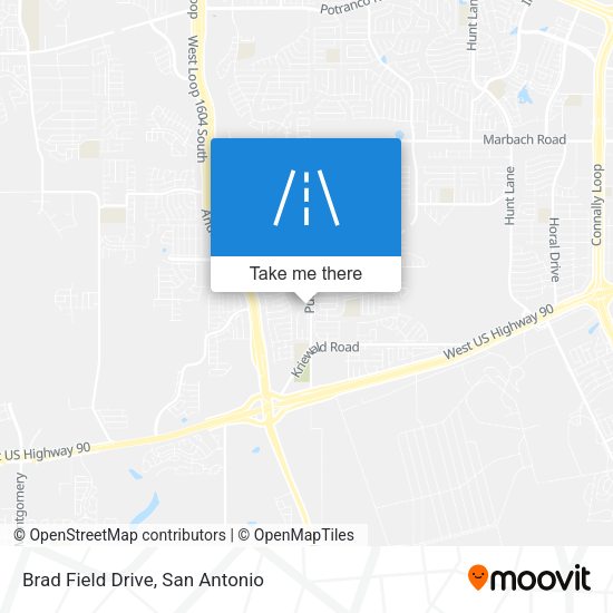 Brad Field Drive map