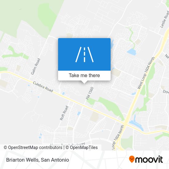 Briarton Wells map