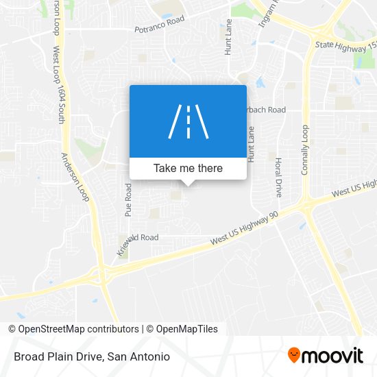 Broad Plain Drive map