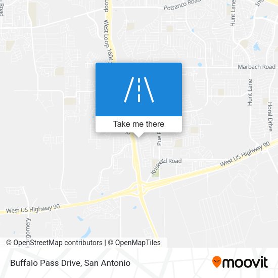 Buffalo Pass Drive map