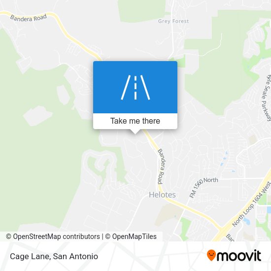 Mapa de Cage Lane