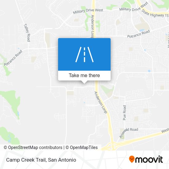 Mapa de Camp Creek Trail
