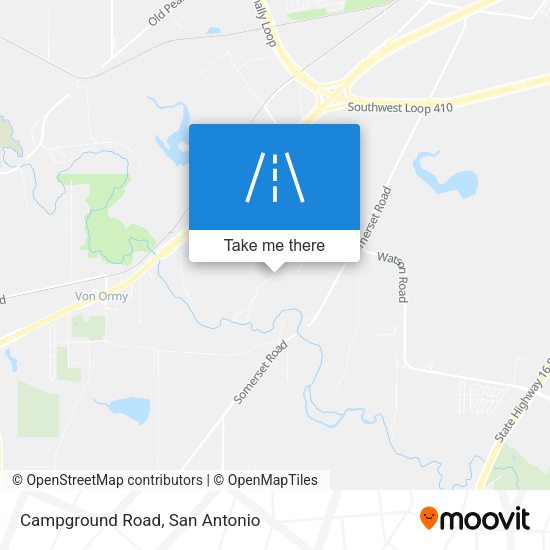 Campground Road map