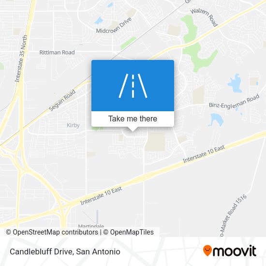 Candlebluff Drive map