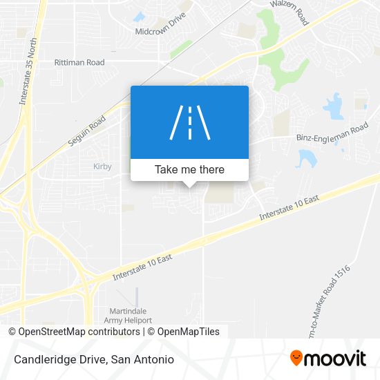 Mapa de Candleridge Drive