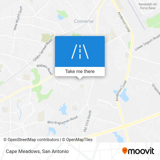 Mapa de Cape Meadows