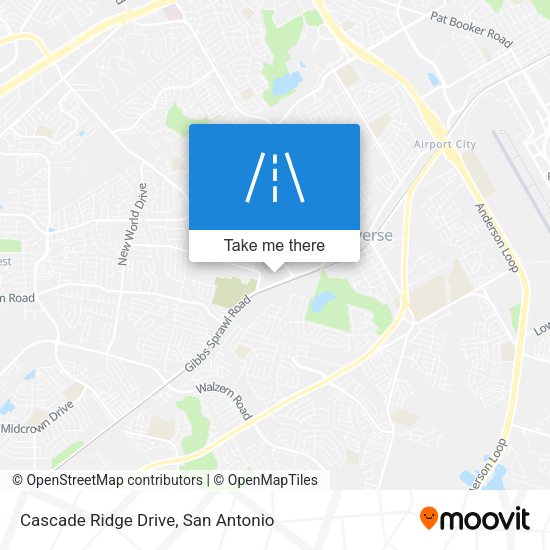 Cascade Ridge Drive map