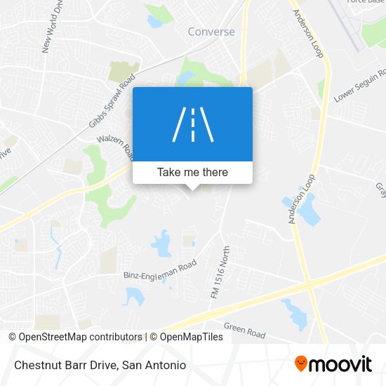 Chestnut Barr Drive map