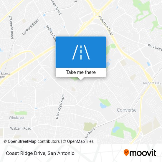 Mapa de Coast Ridge Drive