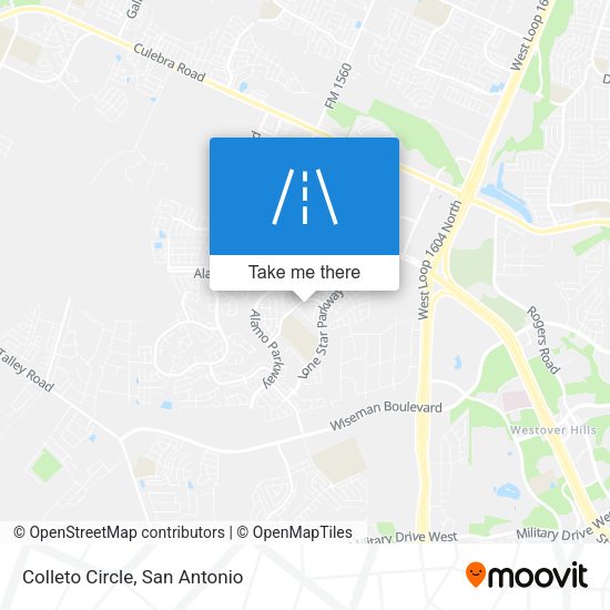 Mapa de Colleto Circle