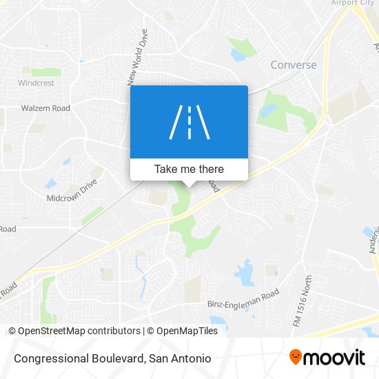 Congressional Boulevard map