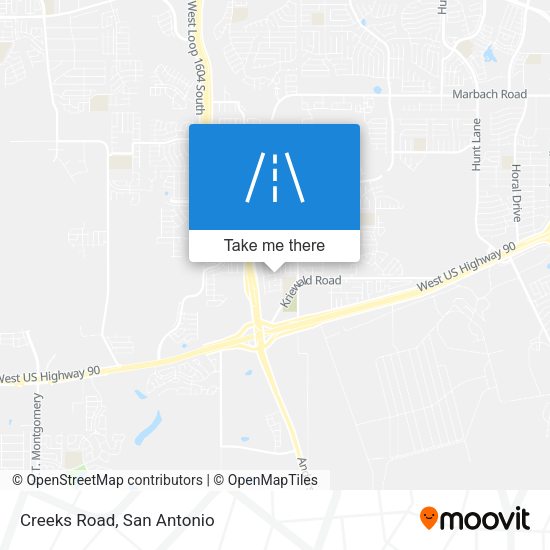 Mapa de Creeks Road