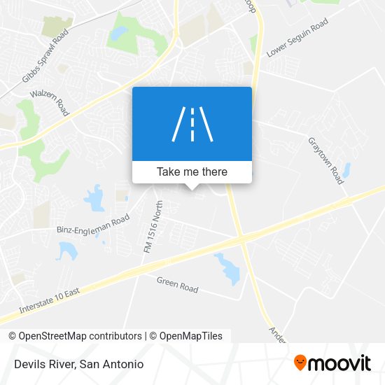 Mapa de Devils River