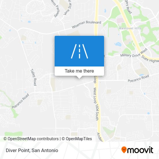 Mapa de Diver Point