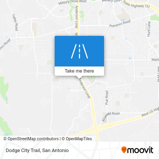 Mapa de Dodge City Trail