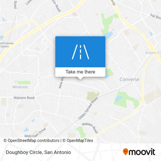 Mapa de Doughboy Circle