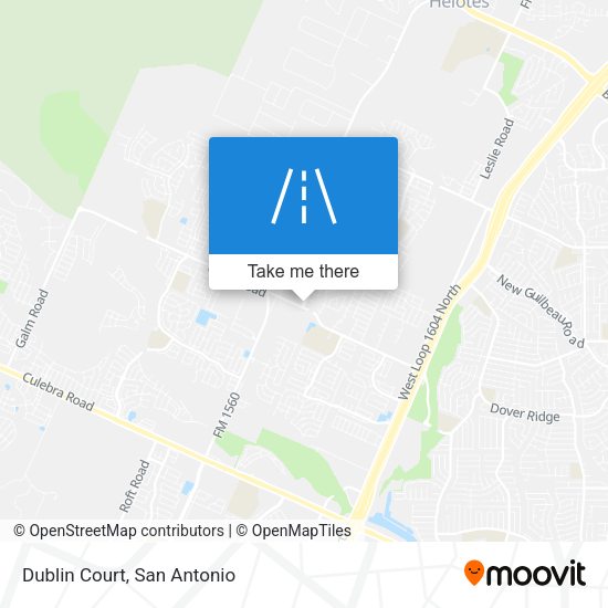 Mapa de Dublin Court