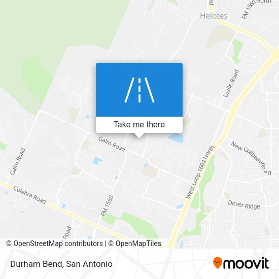 Mapa de Durham Bend