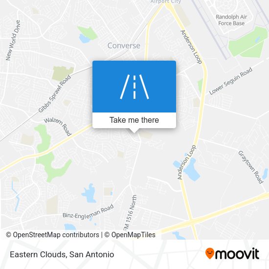 Mapa de Eastern Clouds
