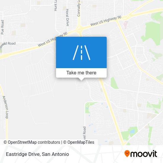 Eastridge Drive map