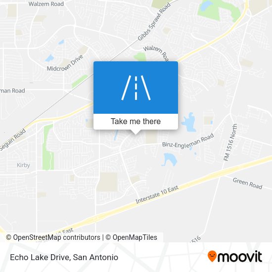Echo Lake Drive map