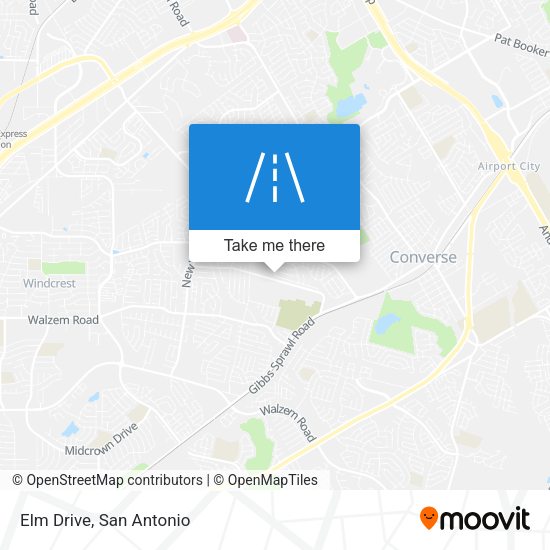 Mapa de Elm Drive