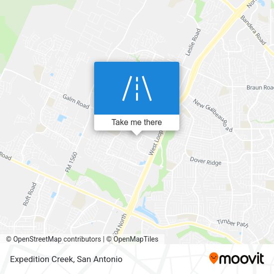 Expedition Creek map