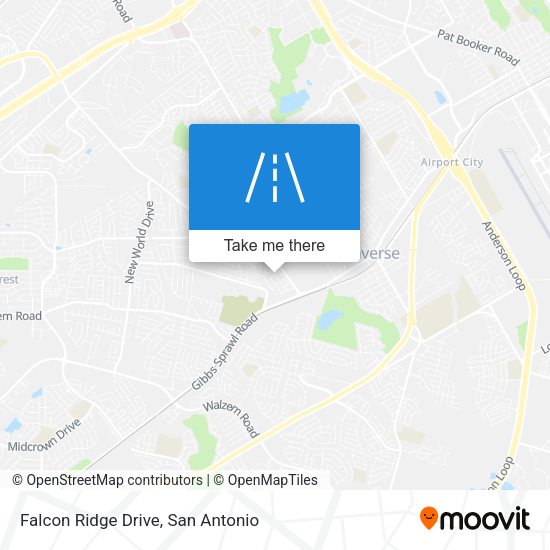 Falcon Ridge Drive map