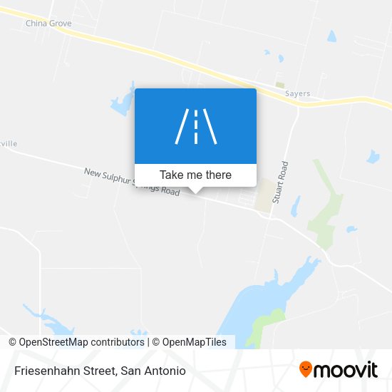 Friesenhahn Street map