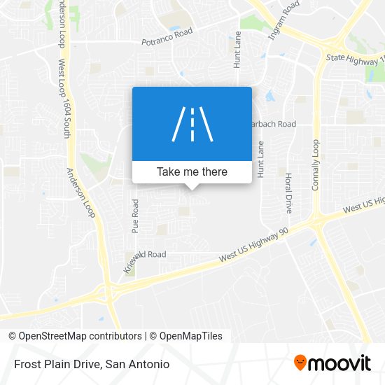Frost Plain Drive map