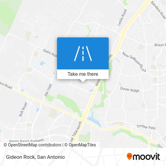 Mapa de Gideon Rock