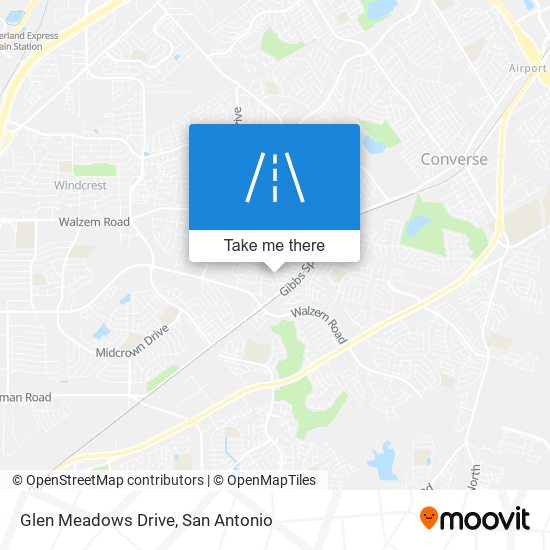 Glen Meadows Drive map