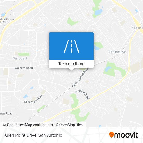 Glen Point Drive map