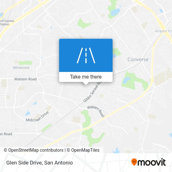 Glen Side Drive map