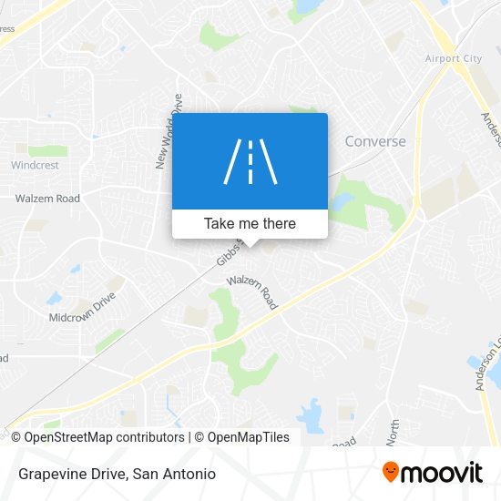 Mapa de Grapevine Drive