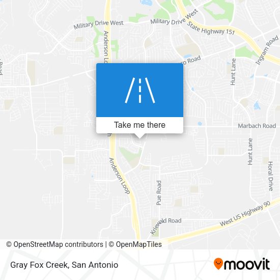 Gray Fox Creek map