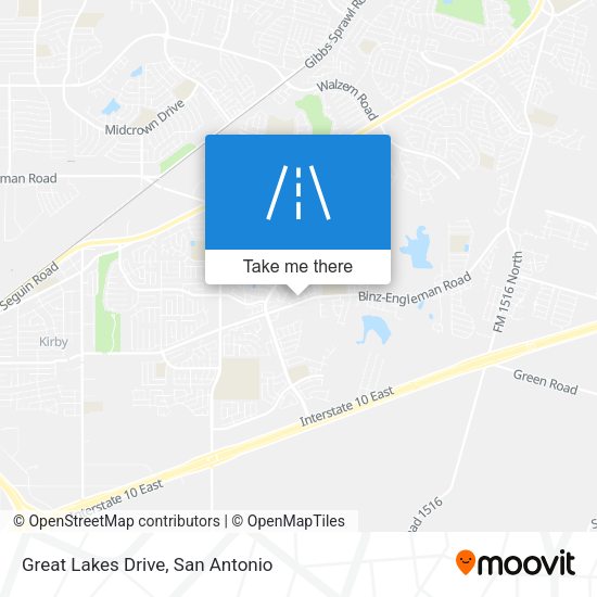 Mapa de Great Lakes Drive