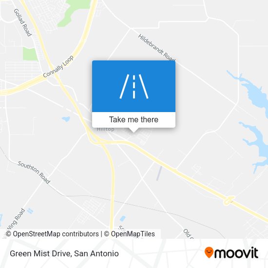 Green Mist Drive map