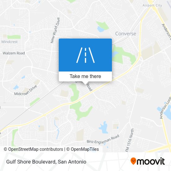 Gulf Shore Boulevard map