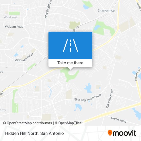 Hidden Hill North map
