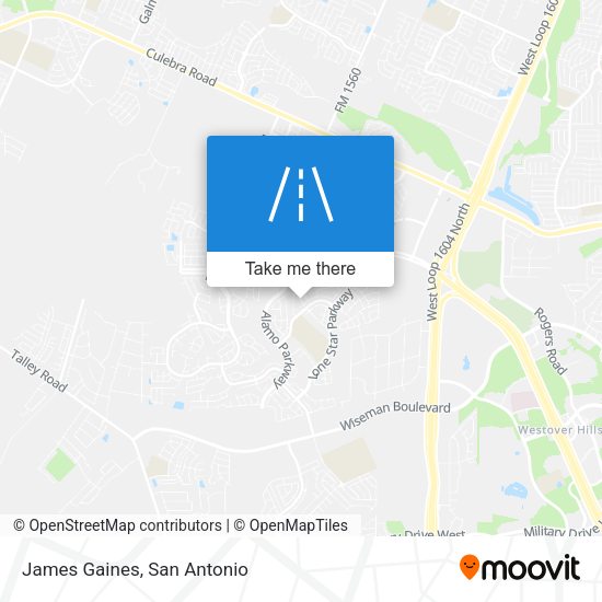 Mapa de James Gaines