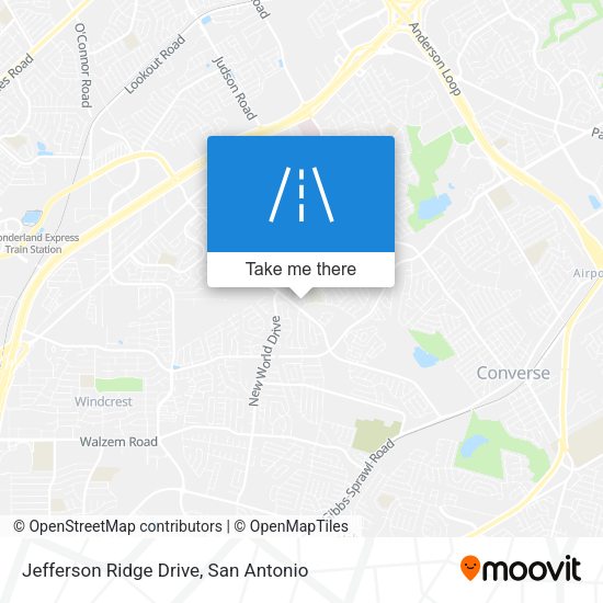 Jefferson Ridge Drive map