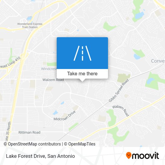 Mapa de Lake Forest Drive